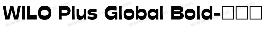 WILO Plus Global Bold字体转换